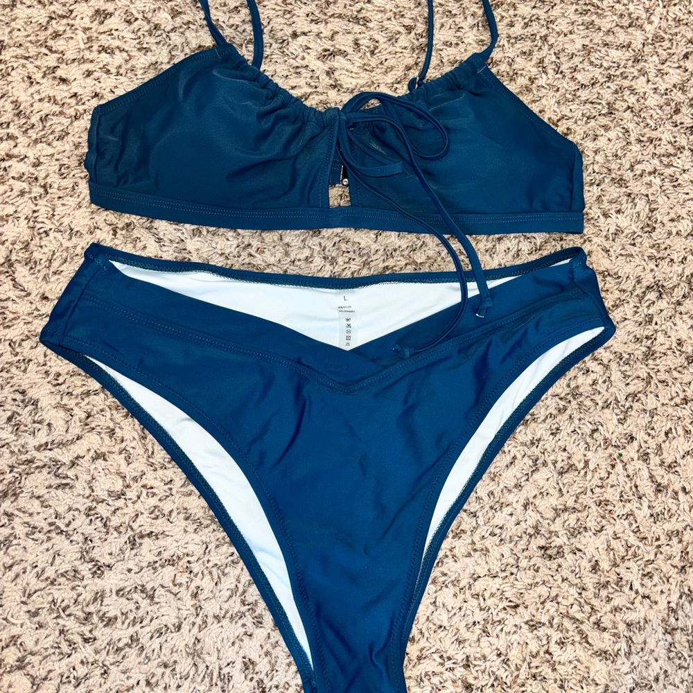 Women's Blue Bikini Set